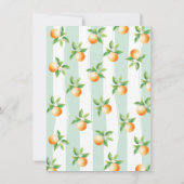 可愛い小さなかわいこちゃん赤ちゃんシャワー 招待状 (裏面)