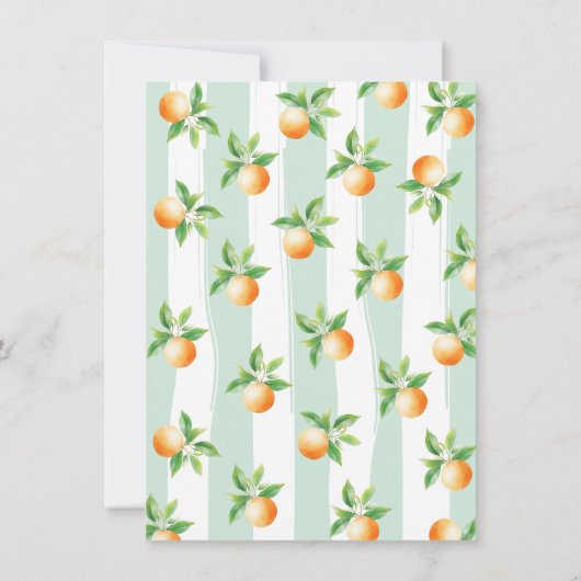 可愛い小さなかわいこちゃん赤ちゃんシャワー 招待状 (裏面)