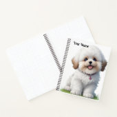 可愛い小さなシーズー(犬)子犬の恋人 ノートブック (内部)