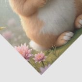 可愛い小さなバニー花に囲まれて、デコページ 薄葉紙 (詳細)