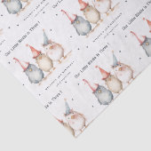 可愛い小さなパーティー鳥任意の年齢子供の誕生日 薄葉紙 (詳細)