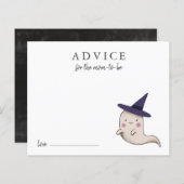 可愛い小さなブー女の子のアドバイスモーミカード (正面/裏面)
