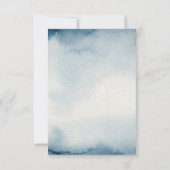 可愛い小さなマウスが彼の道の男の子の赤ちゃんシャワー サンキューカード (裏面)