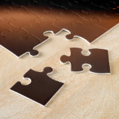 可愛い小さなライオンの可愛い青い目 ジグソーパズル (側面)