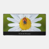 可愛い小さなラッキーなマインドセット用の前向きラディバグ デスクマット (正面)