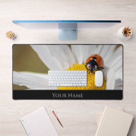 可愛い小さなラッキーなマインドセ前向きット デスクマット