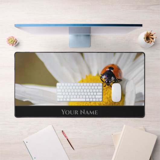 可愛い小さなラッキーなマインドセ前向きット デスクマット (オフィス1)