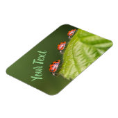 可愛い小さなレディバグが幸運と幸運を与える！ マグネット (左側)