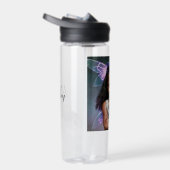 可愛い小さな妖精の女の子とテディベア ウォーターボトル (右面)