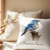 可愛い小さな山のブルーバードカスタマイズ クッション