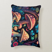 可愛い小人遊がキノコ アクセントクッション (裏面(縦))