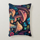 可愛い小人遊がキノコ アクセントクッション (正面(垂直))