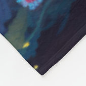 可愛い小人遊がキノコ フリースブランケット (角)