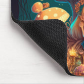 可愛い小人遊がキノコ マウスパッド (コーナー)