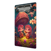 可愛い小人遊がキノコ ミニクリップボード (アングル2)