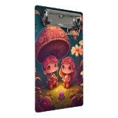 可愛い小人遊がキノコ ミニクリップボード (アングル)