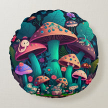 可愛い小人遊がキノコ