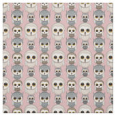 可愛い小図解入りの、写真付きの輪の柄 ファブリック (見本)