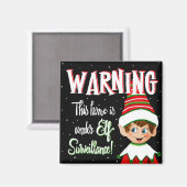 可愛い小妖精や小人監視 マグネット (正面/裏面)