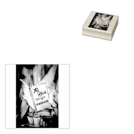 可愛い小妖精や小人読のブックオーナーシップ名スタンプ ラバースタンプ