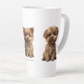 可愛い小犬のマグカップ🐾🐶 カフェラテマグ (右アングル)