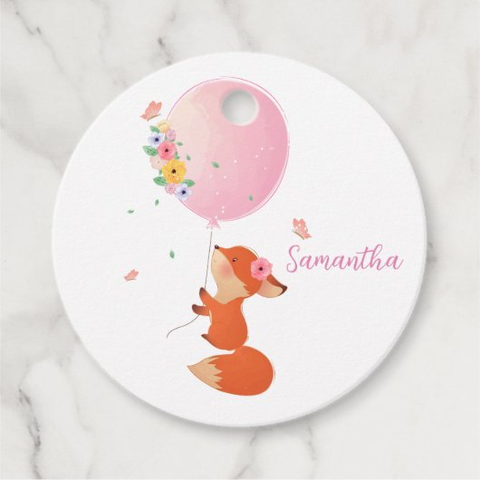 可愛い小飛んでいる狐 フェイバータグ (正面)