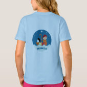 可愛い就学前K失ったと友情を見つけた Tシャツ (裏面)