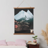 可愛い山の風景タペストリー 吊り下げ型タペストリー (寝室)