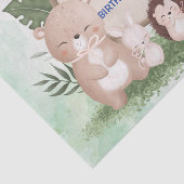 可愛い山嵐クマ誕生日ジャングル誕生日パーティー 薄葉紙 (詳細)