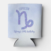 可愛い山羊座カスタムサイン誕生日パーティー 缶クーラー (正面)