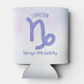 可愛い山羊座カスタムサイン誕生日パーティー 缶クーラー (裏面)