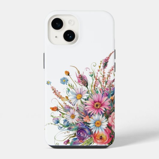 可愛い山花 iPhoneケース (裏面)
