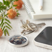 可愛い帽子をかぶった可愛らしいコアラ キーホルダー (側面)