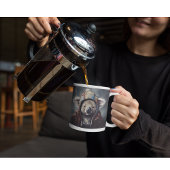 可愛い帽子をかぶった可愛らしいコアラ ツートーンマグカップ