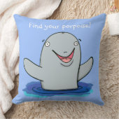 可愛い幸せにあなたのポルノの青い漫画を見つける クッション (ブランケット)