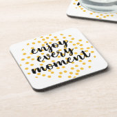 可愛い幸感動的せ楽しむな瞬間 コースター (左側)