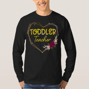 可愛い幼児先生デイサービスプロバイダプリクプレス Tシャツ