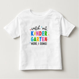 可愛い幼稚園来見て トドラーTシャツ