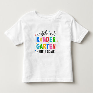 可愛い幼稚園来見て トドラーTシャツ
