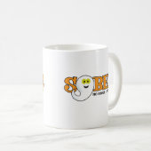 可愛い幽霊とソバーハロウィーン コーヒーマグカップ (正面右)