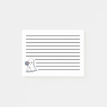可愛い幽霊とLolipop Post-It Notes