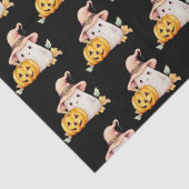 可愛い幽霊ウィッチハットパンプキンパターンハロウィーン 薄葉紙 (詳細)