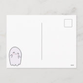 可愛い幽霊トリックハロウィーン シーズンポストカード (裏面)