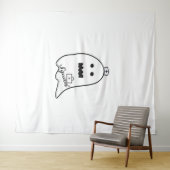 可愛い幽霊ナースハロウィンハンドドロードホスピタルSta タペストリー (インサイチュ(横))