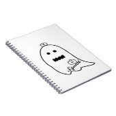 可愛い幽霊ナースハロウィンハンドドロードホスピタルSta ノートブック (右側)