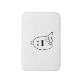 可愛い幽霊ナースハロウィンハンドドロードホスピタルSta バスマット (正面縦)