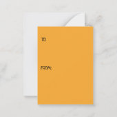 可愛い幽霊ハッピーハインティングハロウィーン教室 ノートカード (裏面)