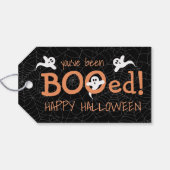 可愛い幽霊ハロウィンキャンディのお願い ギフトタグ (裏面横)