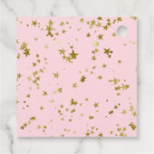 可愛い幽霊リトルブハロウィーンベイビーシャワー フェイバータグ (裏面)