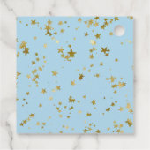 可愛い幽霊リトルブハロウィーン赤ちゃんシャワーの好意 フェイバータグ (裏面)